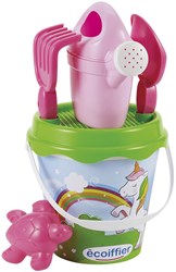 Ecoiffier set de plage licorne et princesse - jouets de sable pour enfants