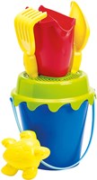 Ecoiffier set de jouets de plage avec accessoires - jouets de sable colorés-3