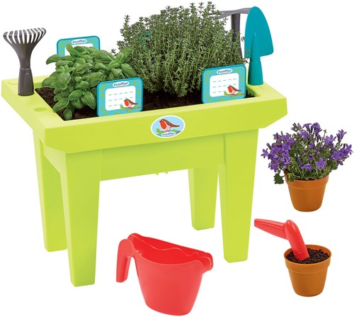 Ecoiffier table de jardinage jouet enfant avec accessoires - set de jardin-3