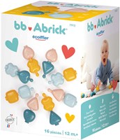 Abrick perles motricité set de construction - jouet Montessori coloré 16 pièces
