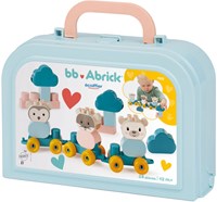 Abrick train d’animaux set de construction - Ours avec blocs dans valise, 28 pièces