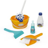 Ecoiffier chariot de ménage jouet avec aspirateur et accessoires-2