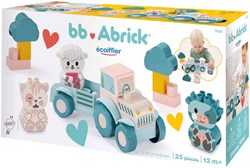 Abrick Ecoiffier tracteur bébé avec animaux - jouet de construction 25 pièces