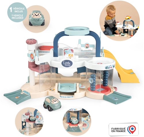 Smoby garage jouet Little Smoby Ma Première Garage avec voiture-3