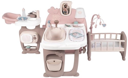 Smoby Baby Nurse Centre de Soins pour Poupées - Maison de Jeu Complète avec Accessoires-3