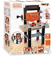 Smoby Black & Decker établi jouet - Bricolo Center avec 92 accessoires