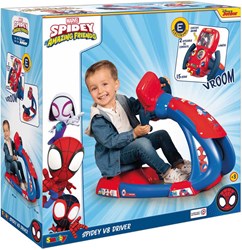 Smoby siège de course Spidey V8 Driver jouet enfant avec volant et sons