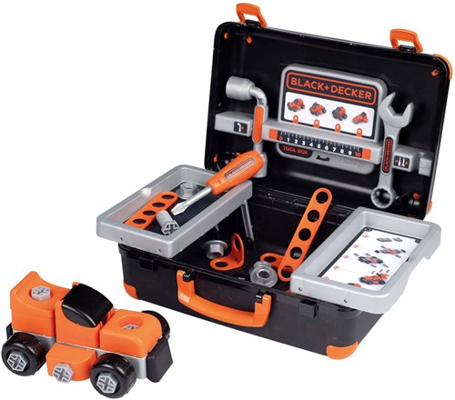 Smoby Black & Decker Bricolo Gereedschapskoffer Zwart, 39dlg.-2