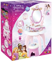 Smoby coiffeuse Disney Princess avec tabouret - set de jeu 10 pièces