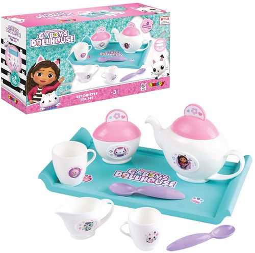 Smoby service à thé Gabby's Dollhouse - vaisselle jouet 8 pièces-3