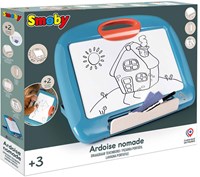 Smoby tableau de dessin de voyage - plaisir créatif en déplacement avec feutre et coloriages