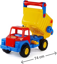 Camion benne jouet Cavallino Mega - grand camion en plastique