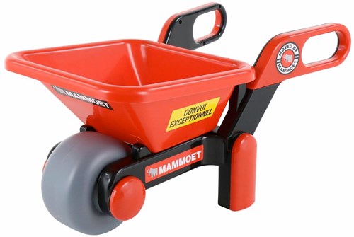Brouette jouet Cavallino Mammoet - brouette enfant solide rouge noir-2
