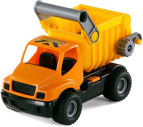 Camion-benne jouet Cavallino avec poignée et pneus robustes