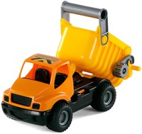 Camion-benne jouet Cavallino avec poignée et pneus robustes-2