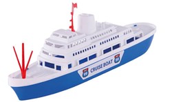 Bateau de croisière jouet 46cm plastique multicolore enfants