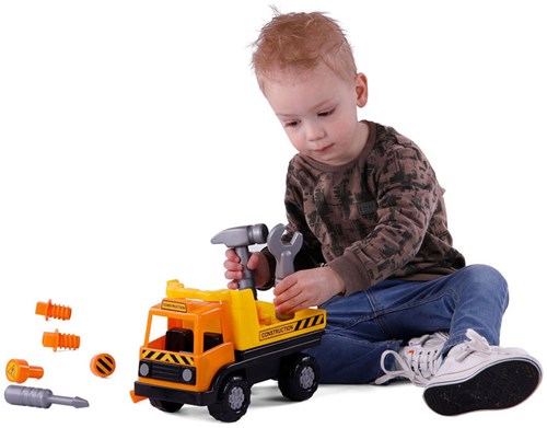 Camion jouet Cavallino avec outils 11 pièces éducatif-3