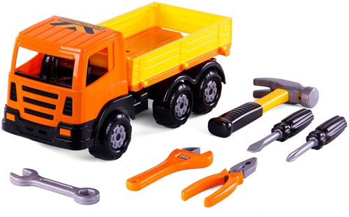 Camion benne jouet avec outils - Cavallino XL - 6 pièces-2