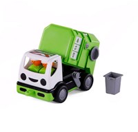Camion poubelle jouet Cavallino vert 19cm plastique pour enfants-2