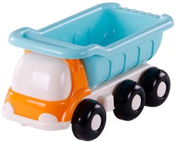 Camion benne de plage bleu jouet 29cm camion plage plastique