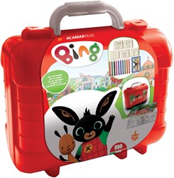 Multiprint valise de tampons et coloriage Bing pour enfants 81 pièces