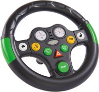 BIG volant jouet tracteur avec sons pour enfants - noir-3