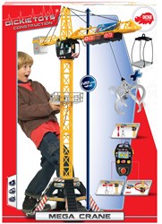 Dickie camion grue jouet - grande grue de chantier avec télécommande