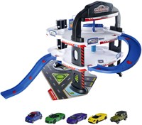 Majorette Urban Garage met 5 Auto's-2