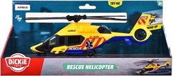 Dickie hélicoptère de sauvetage jouet jaune - véhicule de secours pour enfants