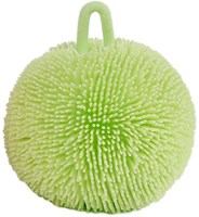 Balle anti-stress Fluffy pastel jouet silicone vert pour enfants-2