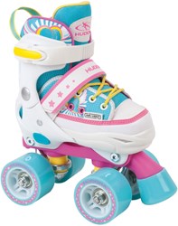 Hudora patins à roulettes Skate Wonders réglables taille 32-35 blanc