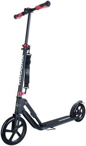 Hudora trottinette Big Wheel 230 - Noir - Aluminium - City scooter adulte
