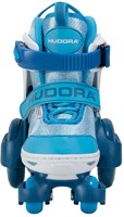 Hudora patins à roulettes enfants réglables bleu taille 30-33-3