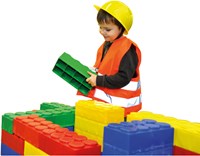 Eduplay casque enfant casque de chantier multicolore - Accessoire jouet sécurité-2