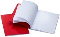 Mercurius cahier A4 blanc rouge - papier à dessin scolaire premium