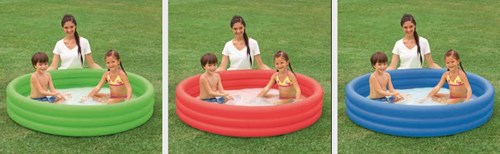 Bestway piscine ronde gonflable 152x30 cm bleu bassin enfants