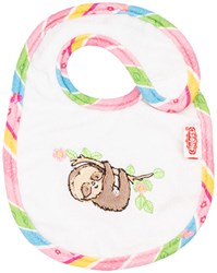 Heless bavoir poupée paresseux - accessoire coloré pour poupées