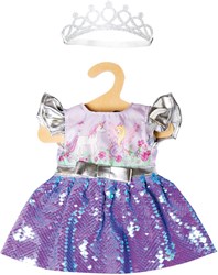 Heless robe poupée bébé fée licorne sequins 35-45cm vêtements poupée