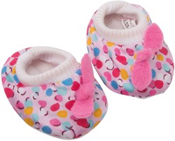 Heless chaussons de poupée roses pour poupées 28-35cm - chaussures poupée