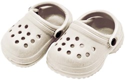 Heless sabots de poupée beige 38-45 cm chaussures poupée EVA