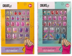 Create it! faux ongles autocollants - Ongles bonbons pour filles