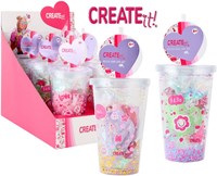 Create it! Gobelet beauté spa avec savon, éponges et barrettes