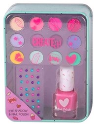 Create it! maquillage enfant set fard à paupières vernis boîte maquillage