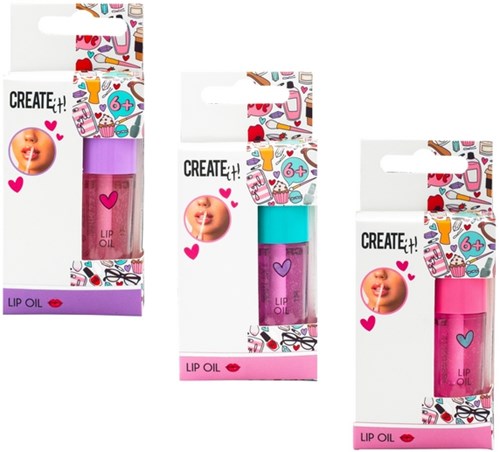 Create it! huile à lèvres pour enfants - maquillage lèvres brillant