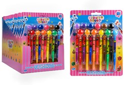 FruitySquad Fruitysquad pom pom 12 gelpennen FS60384