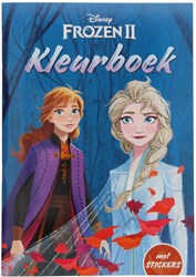 Twisk livre de coloriage Disney La Reine des Neiges avec autocollants - Anna Elsa coloriage