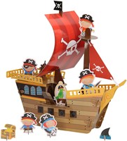 Kit créatif bateau pirate jouet à construire pour enfants