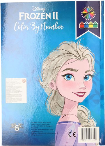 Boek Specials Nederland livre de coloriage Frozen coloriage par numéro Elsa Anna-3