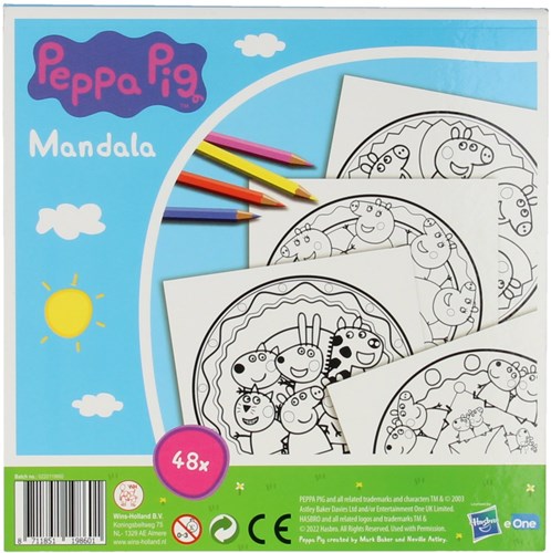 Peppa Pig livre de coloriage mandala plaisir créatif pour enfants et adultes-2