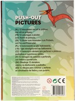 Wins Holland bloc à perforer dinosaures set créatif avec 12 coloriages A6-3